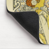 Die Dame mit den Kamelien Mousepad (Ecke)