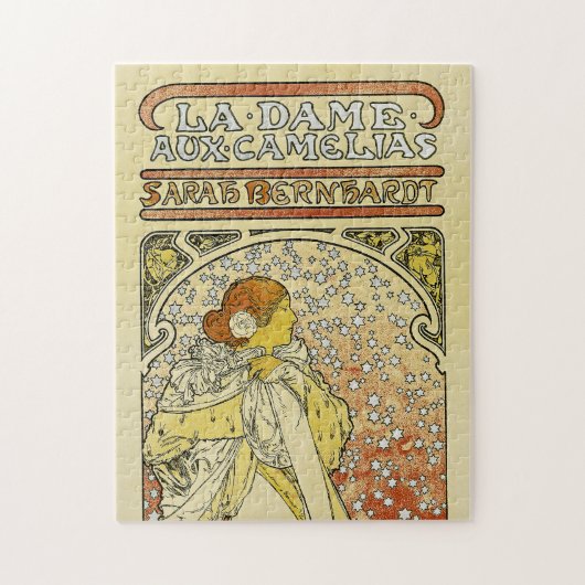 Die Dame mit den Kamelien Puzzle (Vertikal)