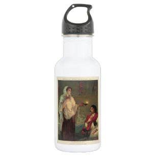 Die Dame mit der Lampe (Florence Nightingale) Edelstahlflasche