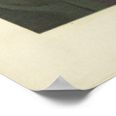 Die Dame mit der Lampe (Florenz-Nachtigall) Poster (Ecke)