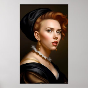 Die Dame protestiert Poster