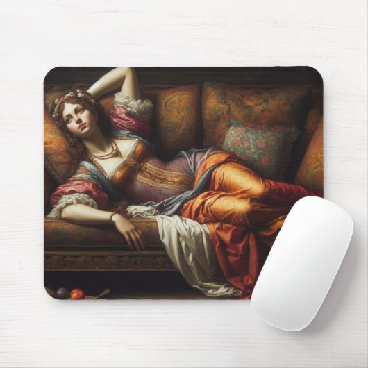 Die Dame ruht Mousepad (Mit Mouse)