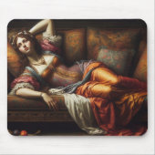 Die Dame ruht Mousepad (Vorne)