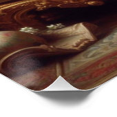 Die Dame ruht Poster (Ecke)