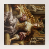 Die Dame ruht Puzzle (Horizontal)