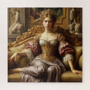 Die Dame ruht Puzzle
