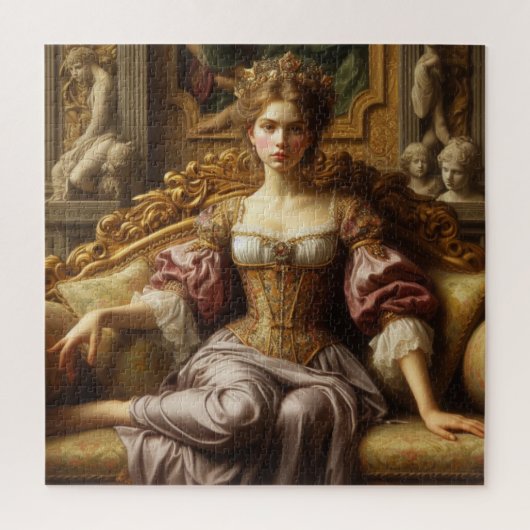 Die Dame ruht Puzzle (Vertikal)