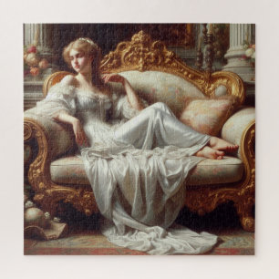 Die Dame ruht Puzzle