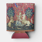 Die Dame und das Einhorn, die Augen Dosenkühler (Vorderseite)