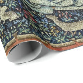 Die Dame und das Einhorn, die Augen Geschenkpapier (Rolleneckpunkt)