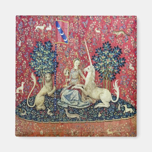 Die Dame und das Einhorn, die Augen Magnet (Vorne)