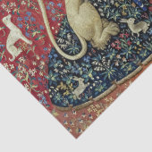 Die Dame und das Einhorn, die Augen Seidenpapier (Detail)