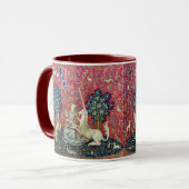 Die Dame und das Einhorn, die Augen Tasse (Vorderseite Links)