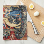 Die Dame und das Einhorn, Geschmack Geschirrtuch (Viertel Falte)