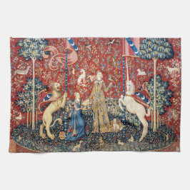 Die Dame und das Einhorn, Geschmack Geschirrtuch