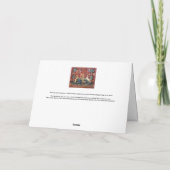 Die Dame und das Einhorn, Geschmack Karte (Rückseite)