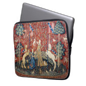 Die Dame und das Einhorn, Geschmack Laptopschutzhülle (Vorderseite Links)