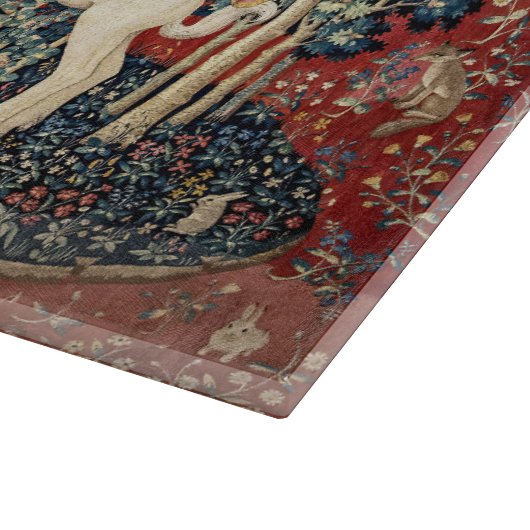 Die Dame und das Einhorn, Geschmack Schneidebrett (Ecke)