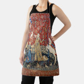 Die Dame und das Einhorn, Geschmack Schürze (InSitu)