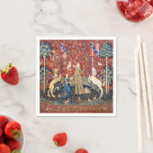 Die Dame und das Einhorn, Geschmack Serviette (Beispiel)