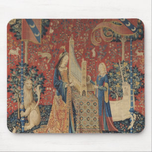 Die Dame und das Einhorn: 'Hearing Mousepad
