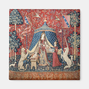 Die Dame und das Einhorn, meinem einzigen Wunsch Magnet