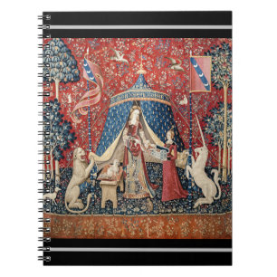 Die Dame und das Einhorn, meinem einzigen Wunsch Notizblock