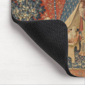 Die Dame und das Einhorn Mousepad (Ecke)