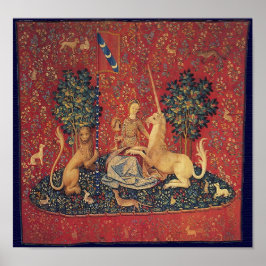 Die Dame und das Einhorn Poster