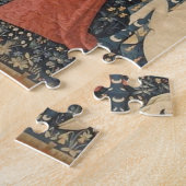 Die Dame und das Einhorn Puzzle (Seite)