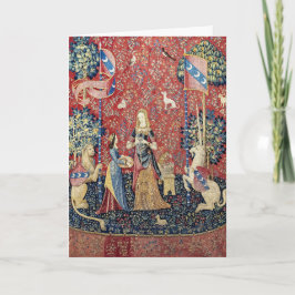 Die Dame und das Einhorn, riechen Karte