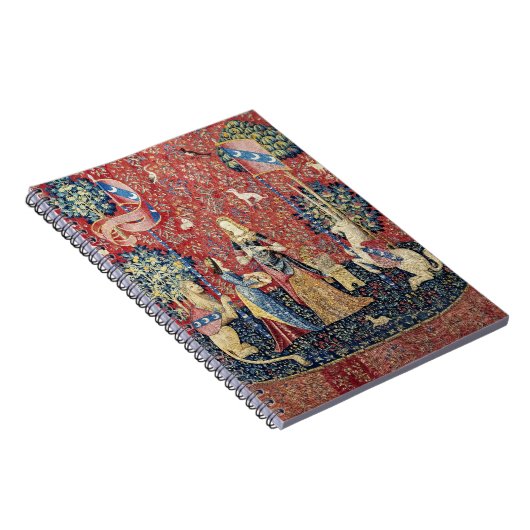 Die Dame und das Einhorn, riechen Notizblock (Rechte Seite)