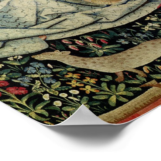 Die Dame und das Einhorn: "Sight" Poster (Ecke)