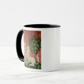 Die Dame und das Einhorn: 'Sight Tasse (Vorderseite Links)