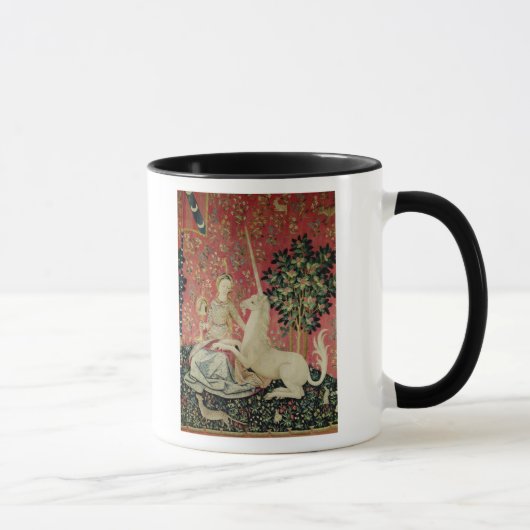 Die Dame und das Einhorn: 'Sight Tasse (Rechts)