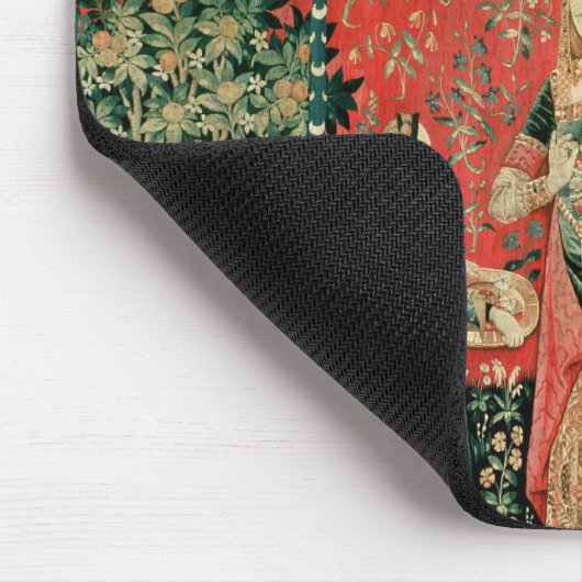 Die Dame und das Einhorn: 'Smell Mousepad (Ecke)