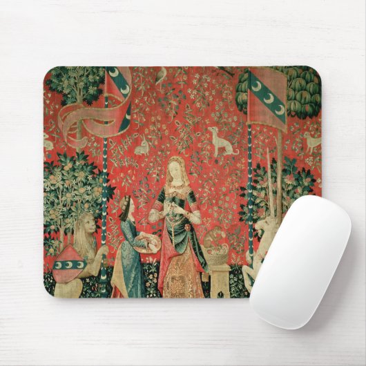 Die Dame und das Einhorn: 'Smell Mousepad (Mit Mouse)