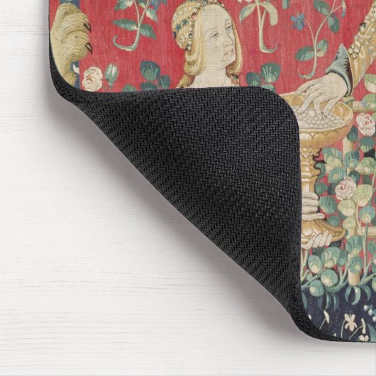 Die Dame und das Einhorn: 'Taste Mousepad (Ecke)
