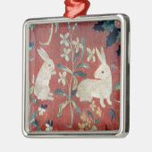 Die Dame und das Einhorn: 'Taste Ornament Aus Metall (Links)