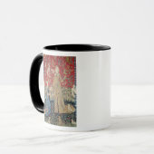 Die Dame und das Einhorn: 'Taste Tasse (Vorderseite Links)