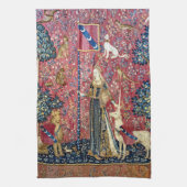 Die Dame und das Einhorn, Touch Geschirrtuch (Vertikal)