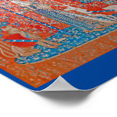 Die Dame und das Einhorn / Touch Poster (Ecke)