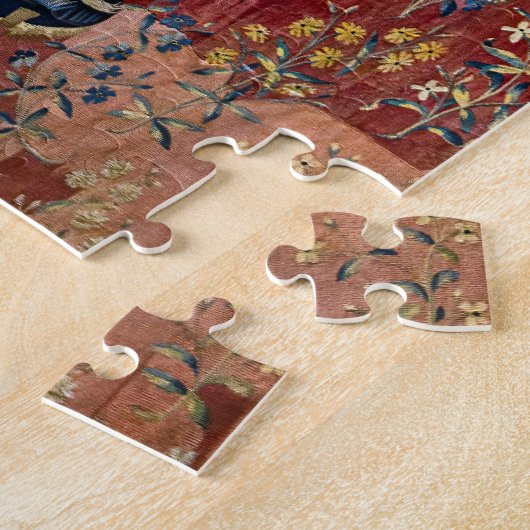 Die Dame und das Einhorn, Touch Puzzle (Seite)