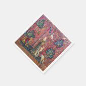 Die Dame und das Einhorn, Touch Serviette (Ecke)