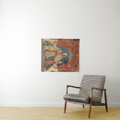 Die Dame und das Einhorn Wandteppich (Beispiel (Horizontal))