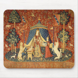 Die Dame und das Einhorn: Wunsch Mousepad