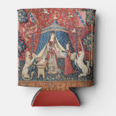 Die Dame und das Einhorn, zu meinem einzigen Wunsc Dosenkühler (Vorderseite)