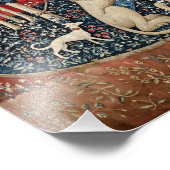 Die Dame und das Einhorn, zu meinem einzigen Wunsc Fotodruck (Ecke)