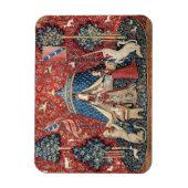 Die Dame und das Einhorn, zu meinem einzigen Wunsc Magnet (Vertikal)