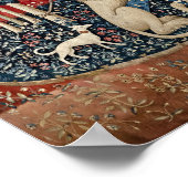 Die Dame und das Einhorn, zu meinem einzigen Wunsc Poster (Ecke)